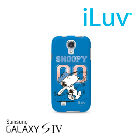 ESTUCHE ILUV P/GALAXY S4 SNOOPY HARDSHELL CASE BLUE (PN SS4SNOOBL)